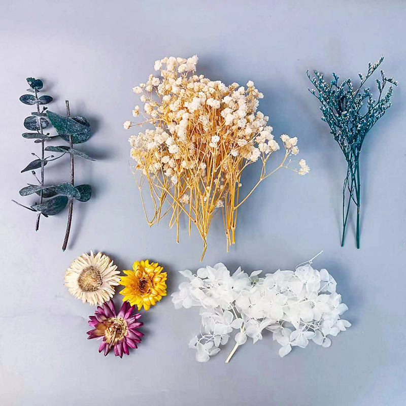 Craft Embellishments - 1 حزمة متعددة متنوعة الزهور المجففة