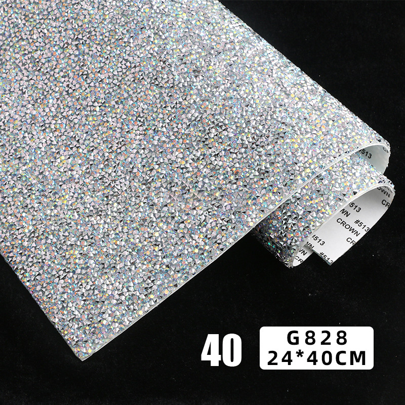 24*40 سنتيمتر الراتنج حجر الرا - مراجعة Hotfix Rhinestone Sheet وسعره